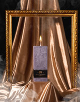 "Aromatic 89" Duftkerze Maxi Eckig Hellgrau
