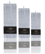 "Aromatic 89" Duftkerze Maxi Eckig Hellgrau